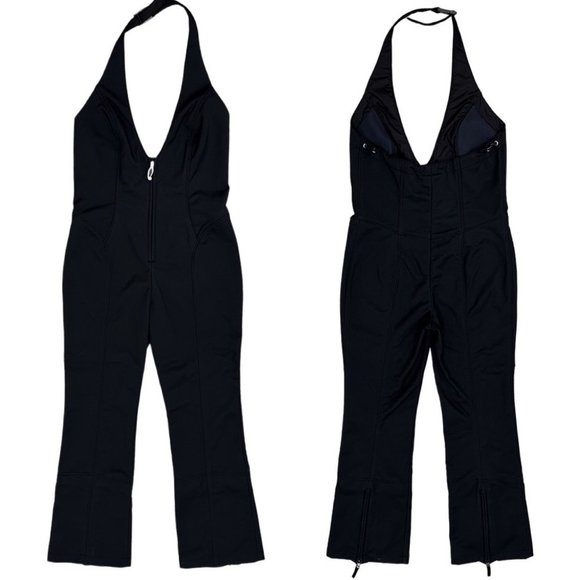 Metropolis Desire by Couloir Tatum Softshell Ski Bib Suit Jumpsuit Black Size 10 - Picture 1 of 15